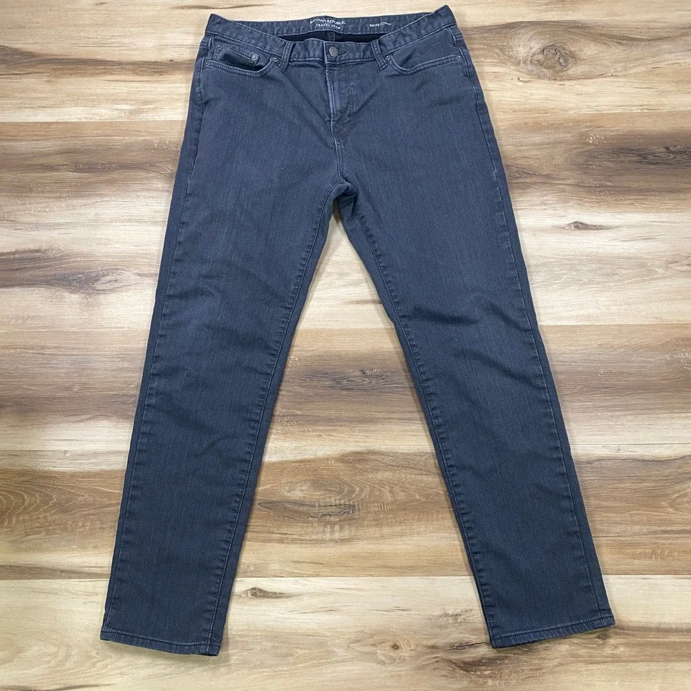 Banana Republic Travel Jeans Mens 34x29 Minimalist Cotton Stretch Athletic Gray